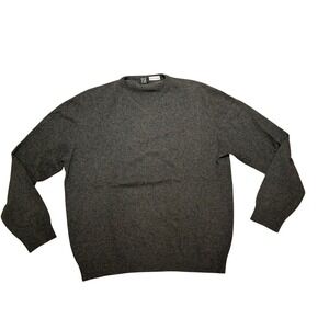 TSE Cashmere Sweater Mens XL Charcoal Gray Crew Neck Pullover